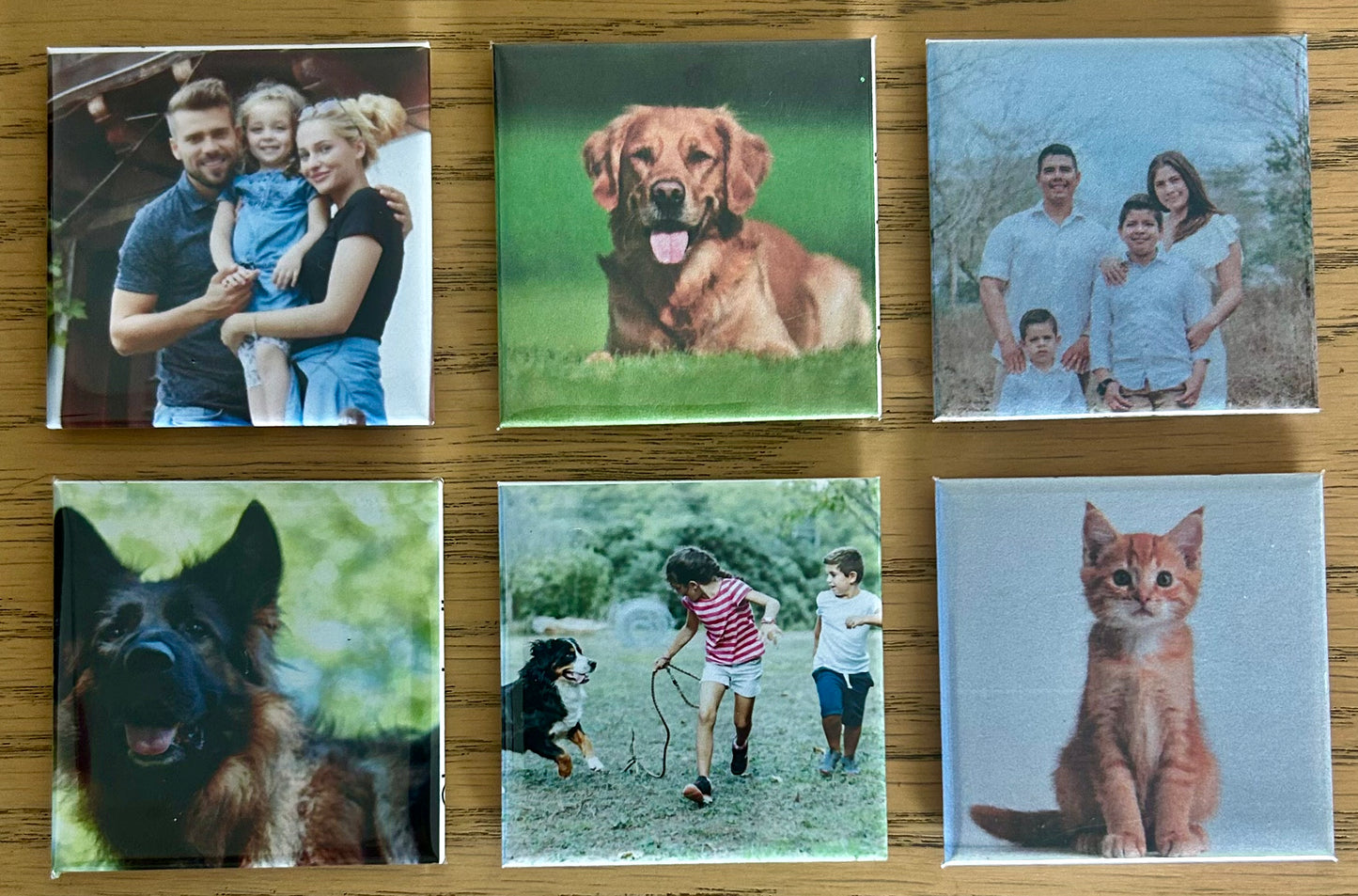 2" x 2" Custom Family Photo & Lifestyle Magnets