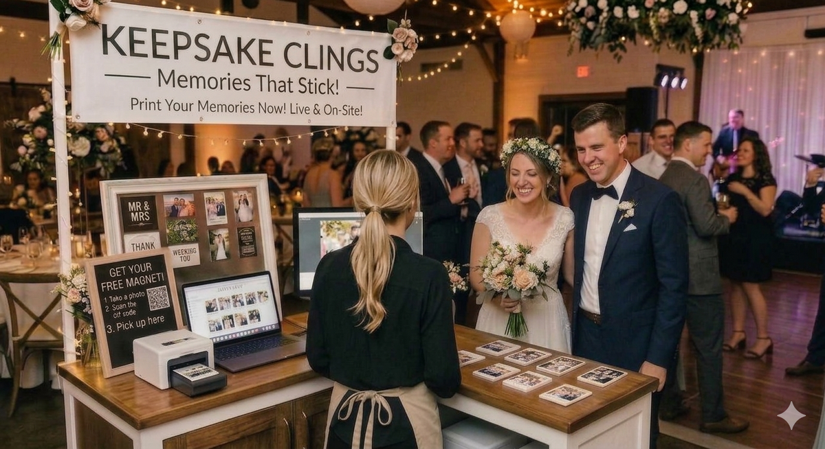On-Site Custom Magnet Printing for Events | Weddings, Corporate, Parties, Markets
